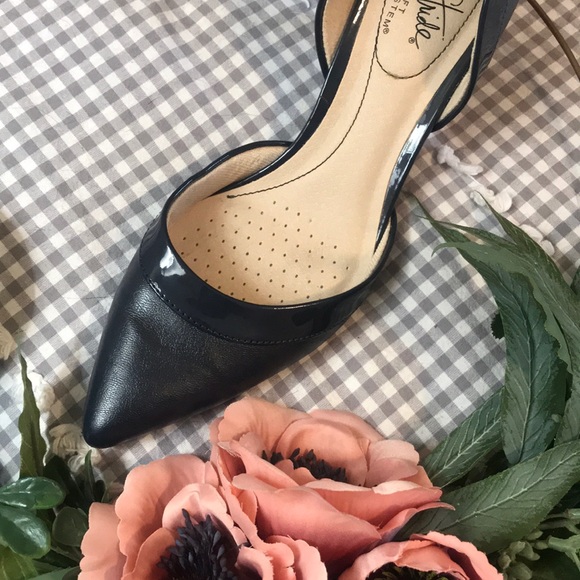 Navy Blue with navy patten leather trim - Picture 2 of 5